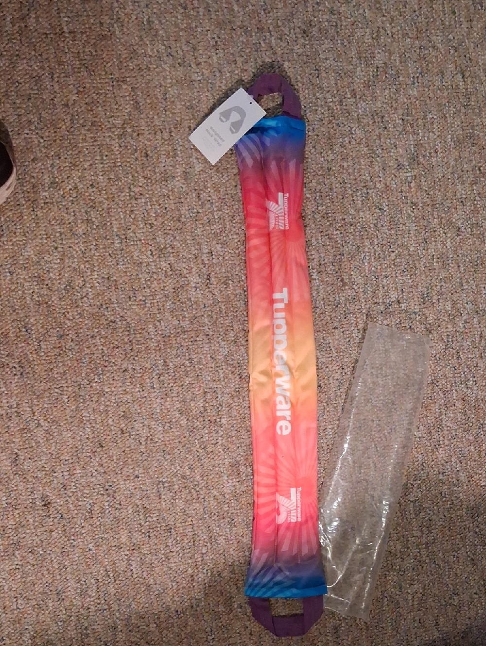 Tupperware Tie-Dye Loop Resistance Band in Blue, Purple, Pink, Orange, Yellow